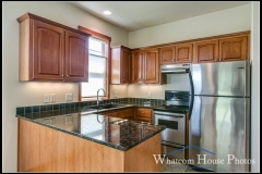 In-law suite kitchen, 1430 Eastwood Way, Lynden, WA. © 2016 Mark Turner