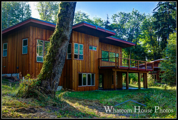 Rear exterior with wrap-around deck