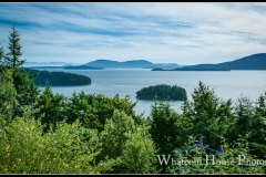 View to San Juan Islands from rear deck, 1242 Brighton Crest, Bellingham, WA. © 2015 Mark Turner