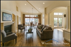 Great room living area, 1242 Brighton Crest, Bellingham, WA. © 2015 Mark Turner