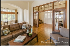 Great room view to media room, 1242 Brighton Crest, Bellingham, WA. © 2015 Mark Turner