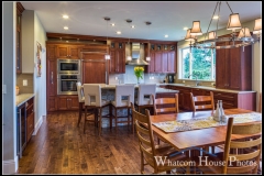 Kitchen & dining area in great room